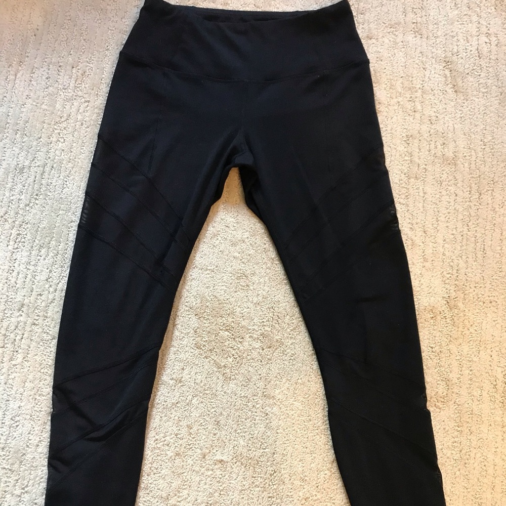 YOGALICIOUS MESH CUT OUT LEGGINGS
